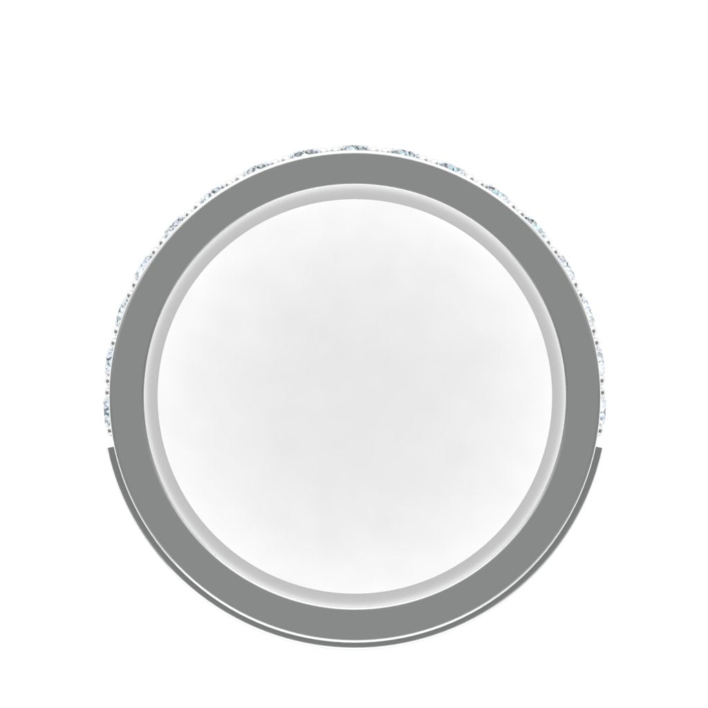 Classic Single Row Pave Ring