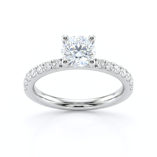 Classic Solitaire Diamond Engagement Ring – 0.70ct Lab Grown